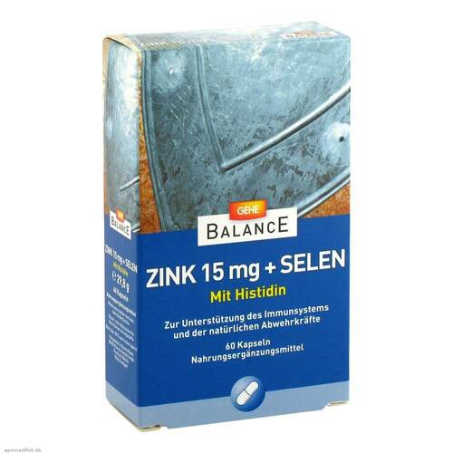 Gehe Balance Zink 15 mg + Selen Kapseln - 1