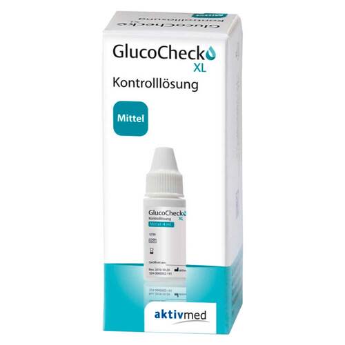 GLUCOCHECK XL Kontrolll&ouml;sung mittel - 1