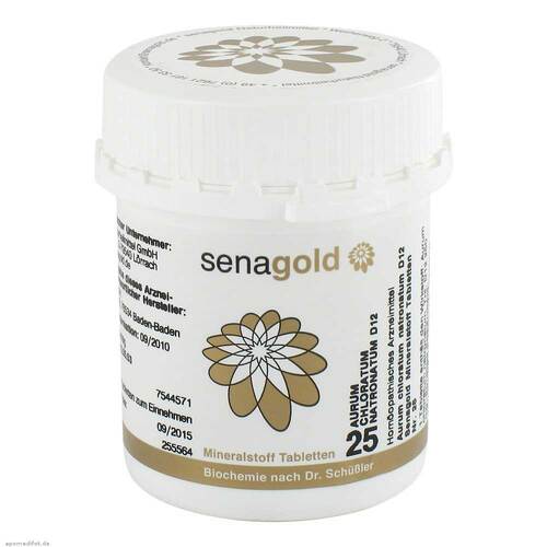 Biochemie Senagold 25 Aurum chloratum natron.D 12 Tabletten  - 1