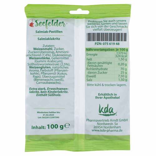 Seefelder Salmiak Pastillen Kda - 2