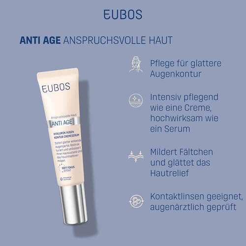 Eubos Sensitive Hyaluron Augen Kontur Cremeserum - 3