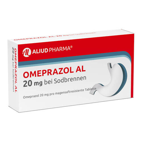 Omeprazol AL 20 mg b.Sodbr.magensaftresistent Tabletten - 1