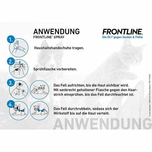 Frontline Spray f&uuml;r Hunde / Katzen - 2