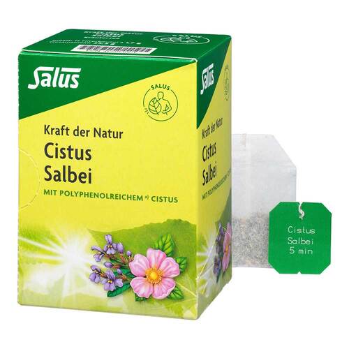 Cistus Salbei Kr&auml;utertee Kraft d.Natur Salus Fbeutel  - 1