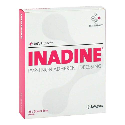 Inadine Salbengaze mit Pvp-Iod 5x5 cm - 1
