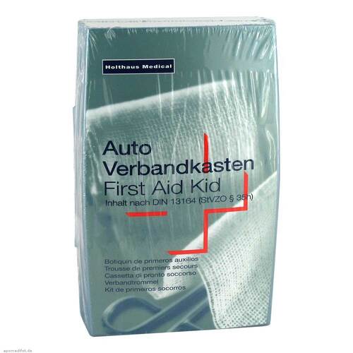 VERBANDKASTEN Kfz Silber DIN 13164 - 1