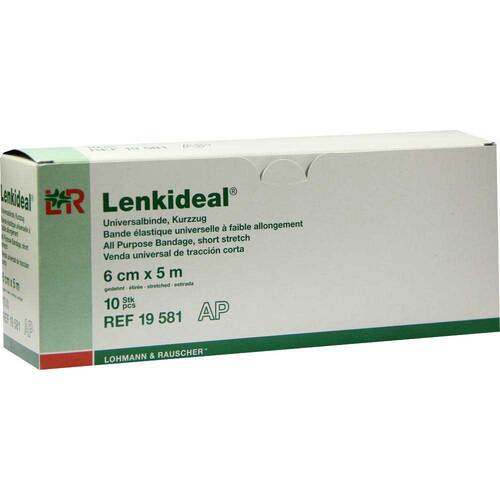 Lenkideal Idealbinde 6 cmx5 m wei&szlig; ohne Verbandkl.lose - 1