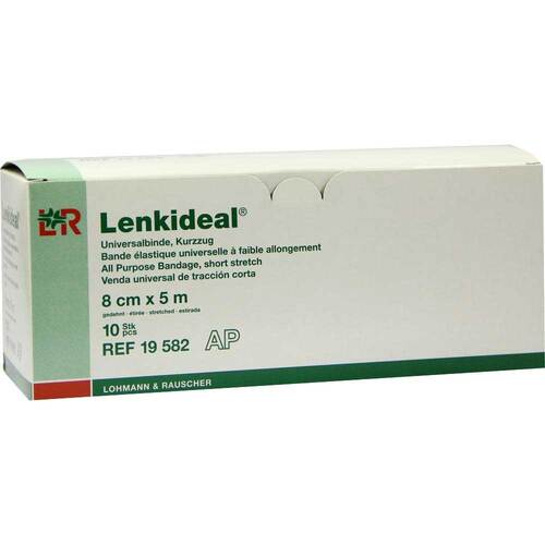 Lenkideal Idealbinde 8 cmx5 m wei&szlig; ohne Verbandkl.lose - 1