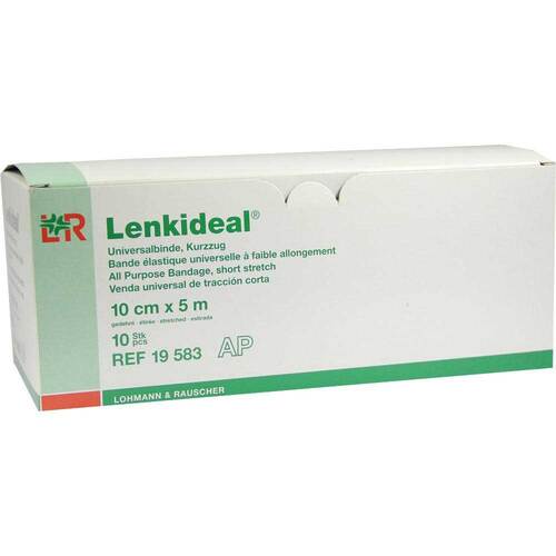 Lenkideal Idealbinde 10 cmx5 m wei&szlig; ohne Verbandkl.lose - 1
