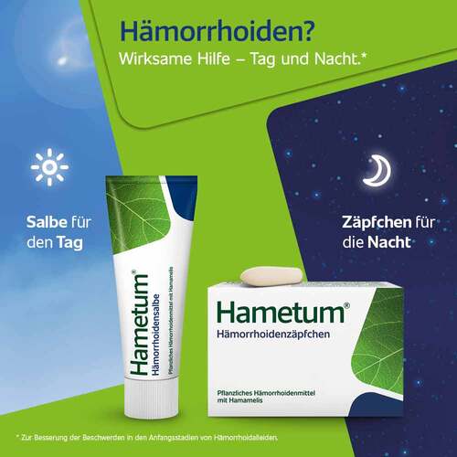 Hametum H&auml;morrhoiden Z&auml;pfchen - 5