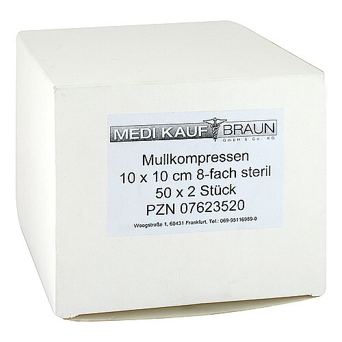 Mullkompressen 10x10 cm steril - 1