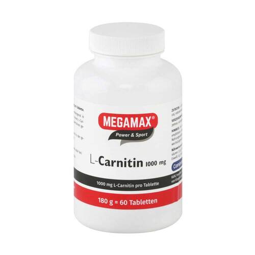 L-Carnitin 1000 mg Megamax Tabletten - 1