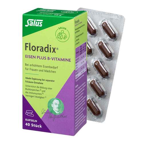 Floradix Eisen plus B-Vitamine Kapseln - 1