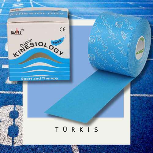 Kinesiologie Tape 5 cmx5 m blau - 2