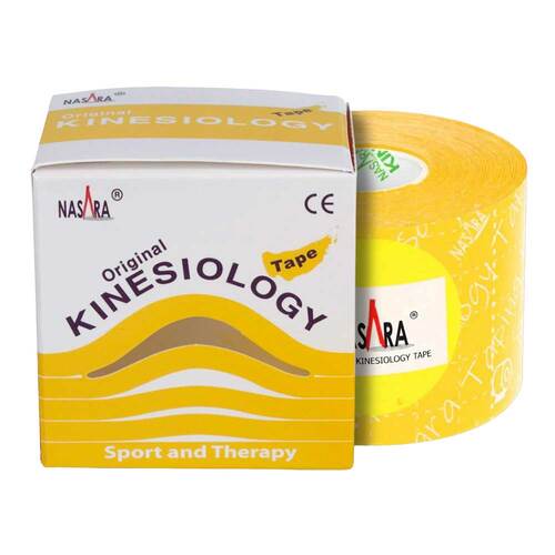 Kinesiologie Tape 5 cmx5 m gelb - 1