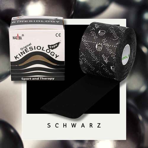 KINESIOLOGIE Tape 5 cmx5 m schwarz - 2