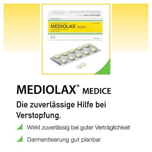 Mediolax Medice magensaftresistente Tabletten - 3