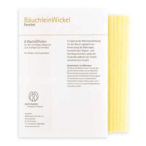 B&auml;uchlein Wickel Fenchel 2% - 2