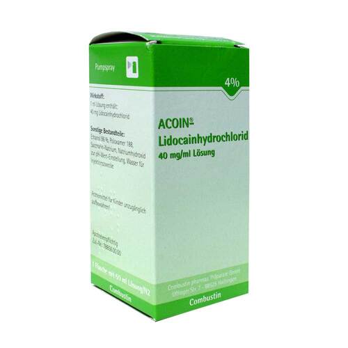 Acoin-Lidocainhydrochlorid 40 mg / ml L&ouml;sung - 1