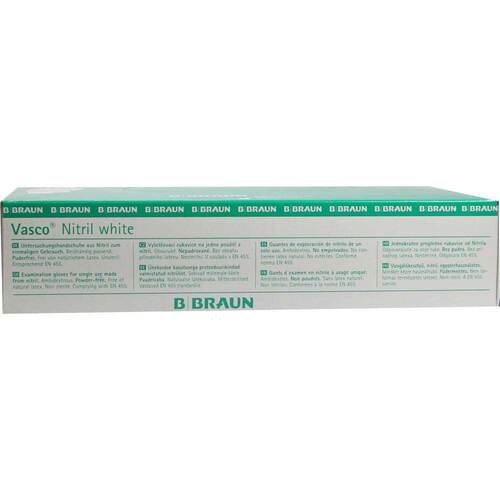VASCO Nitril white Untersuchungshandschuhe L - 1