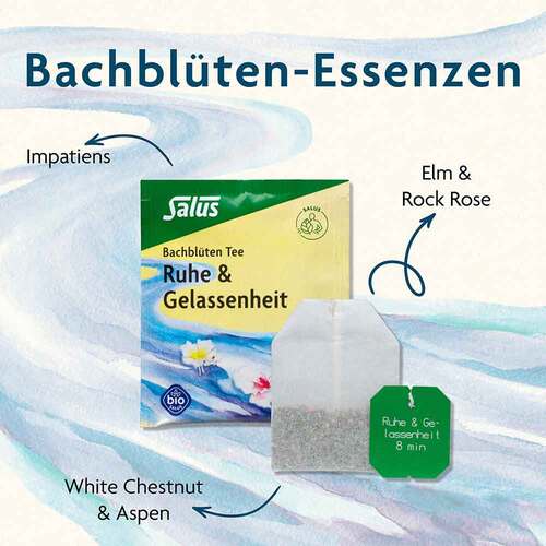 Bachbl&uuml;ten Tee Ruhe &amp; Gelassenheit Bio Salus Fbeutel  - 3