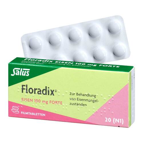 Floradix Eisen 100 mg forte Filmtabletten - 1