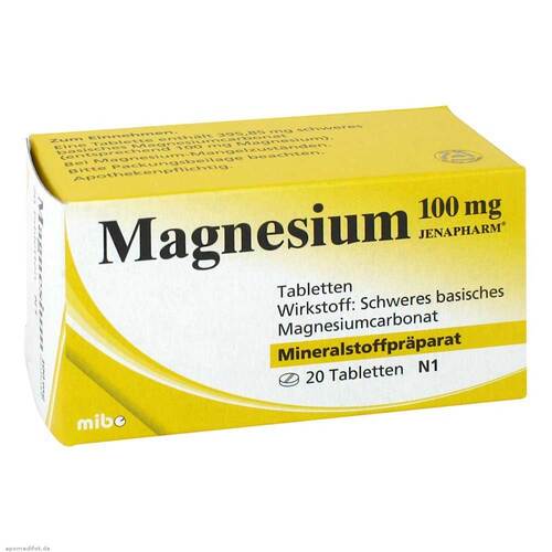 Magnesium 100 mg Jenapharm Tabletten - 1