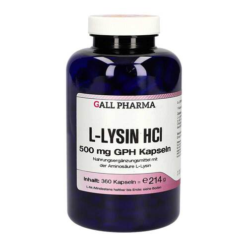 L-Lysin 500 mg Gph Kapseln - 1