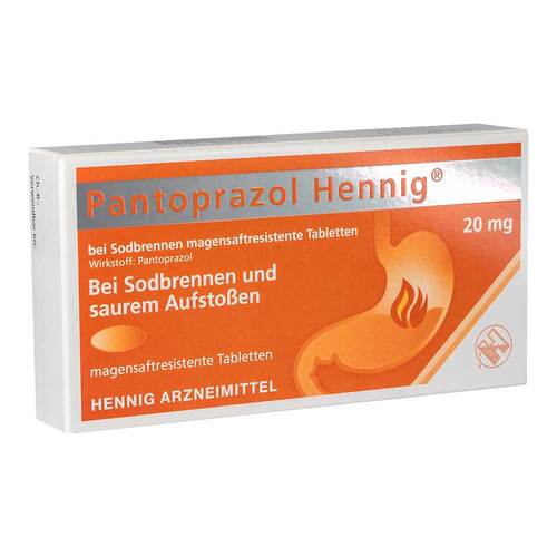Pantoprazol Hennig b.Sodbrennen 20 mg magensaftresistent Tabletten  - 1
