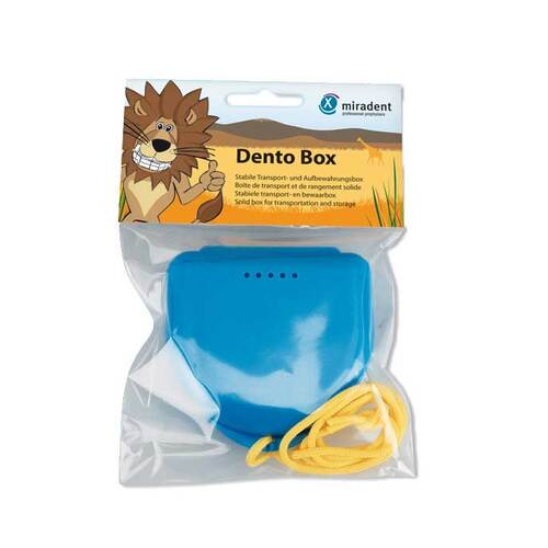Miradent Zahnspangenbox Dento Box I blau - 1