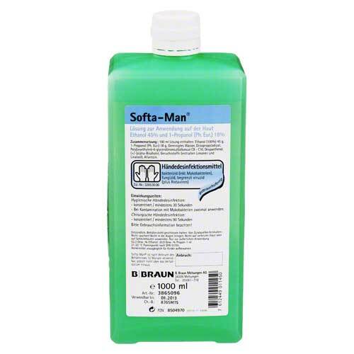 Softa-Man H&auml;ndedesinfektion Spenderflasche - 1