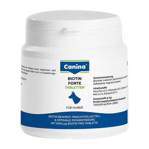 Biotin Forte Tabletten vet. (f&uuml;r Tiere) - 1