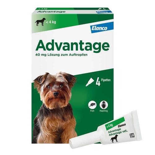 Advantage 40 L&ouml;sung f&uuml;r Hunde bis 4 kg - 7