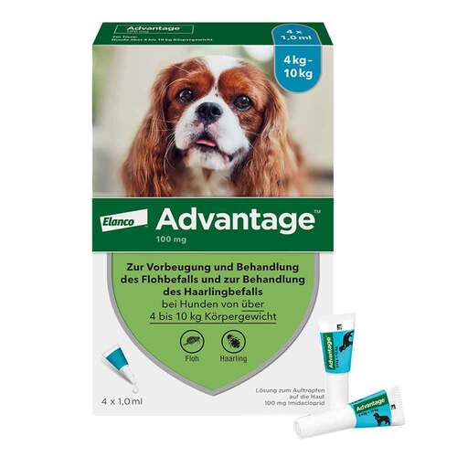 Advantage 100 L&ouml;sung f&uuml;r Hunde 4-10 kg - 1