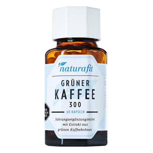 Naturafit gr&uuml;ner Kaffee 300 Extrakt Kapseln - 1