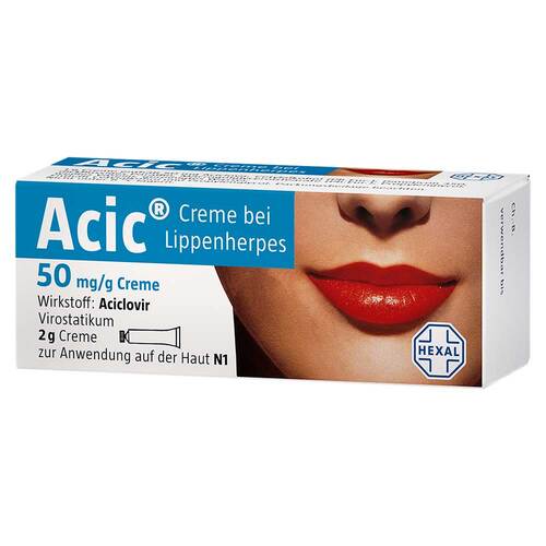 Acic Creme bei Lippenherpes - 1