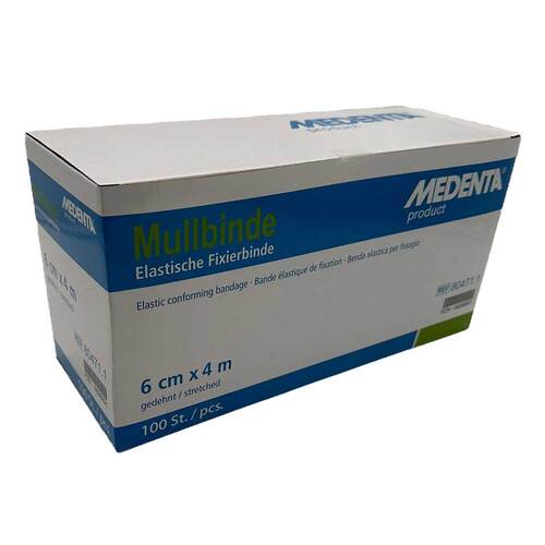Mullbinden elastisch 6 cmx4 m - 1