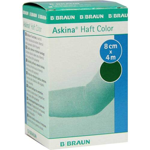 Askina Haftbinde Color 8 cmx4 m gr&uuml;n - 1