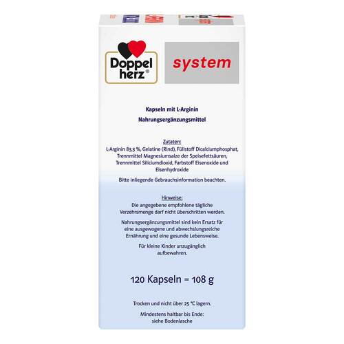 Doppelherz L-Arginin Vital 3.000 system Kapseln - 4