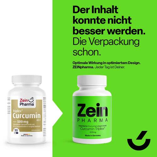 Curcumin-TRIPLEX3 500 mg / Kap.95% Curcumin + Bioperin - 3