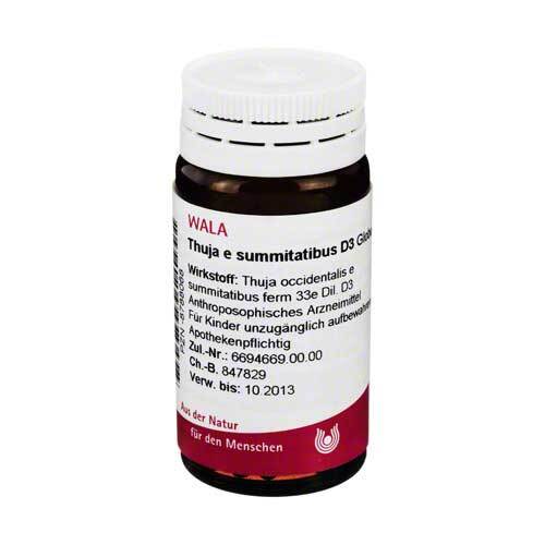 THUJA E SUMMITATIBUS D 3 Globuli - 1