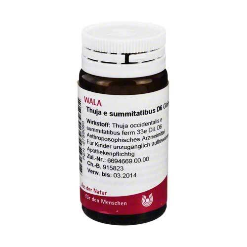 THUJA E SUMMITATIBUS D 6 Globuli - 1