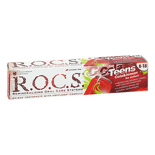ROCS Teens Cola &amp; Zitrone Zahnpasta - 1