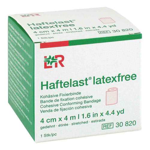 Haftelast Fixierbinde koh&auml;s.latexfrei 4 cmx4 m creme - 1