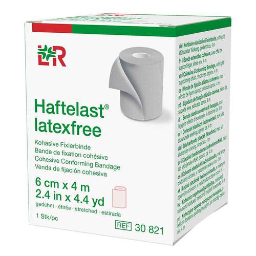 Haftelast Fixierbinde koh&auml;s.latexfrei 6 cmx4 m creme - 2