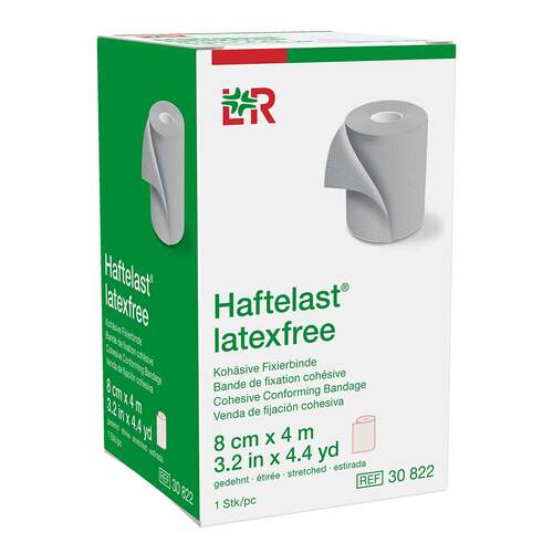 Haftelast Fixierbinde koh&auml;s.latexfrei 8 cmx4 m creme - 1