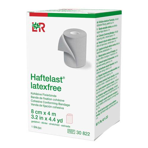 Haftelast Fixierbinde koh&auml;s.latexfrei 8 cmx4 m creme - 2