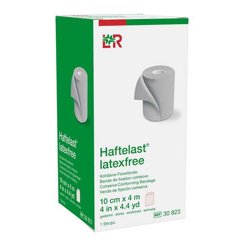 Haftelast Fixierbinde koh&auml;s.latexfrei 10 cmx4 m creme - 1
