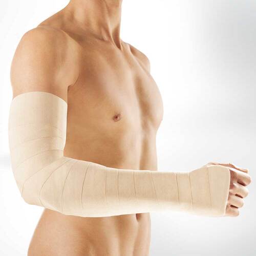 Haftelast Fixierbinde koh&auml;s.latexfrei 10 cmx4 m creme - 3