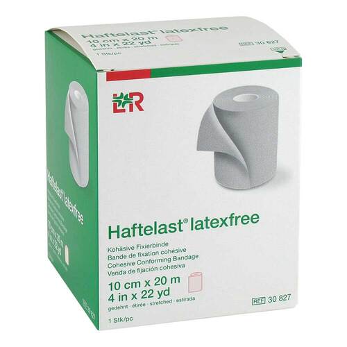 Haftelast Fixierbinde koh&auml;s.latexfrei 10 cmx20 m creme - 1